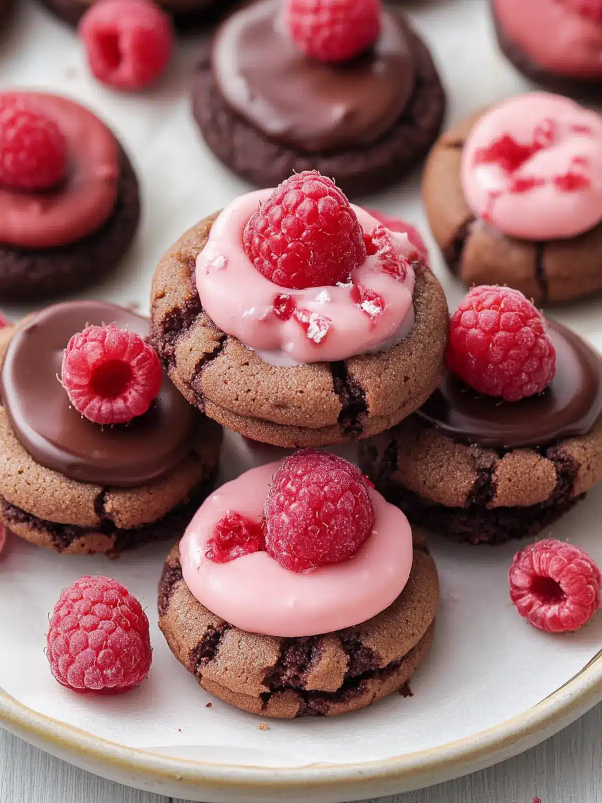 Valentine Ganache Cookies: Love at First Soft-Bite 4 Valentine Ganache Cookies: Soft-Hearted Chocolate and Raspberry Treats for Sweet Moments