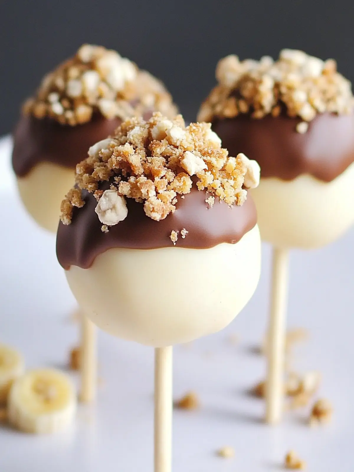 Decadent Peanut Butter and Banana Cake Pops for Easy Fun 5 Peanut butter and banana Cake Pops