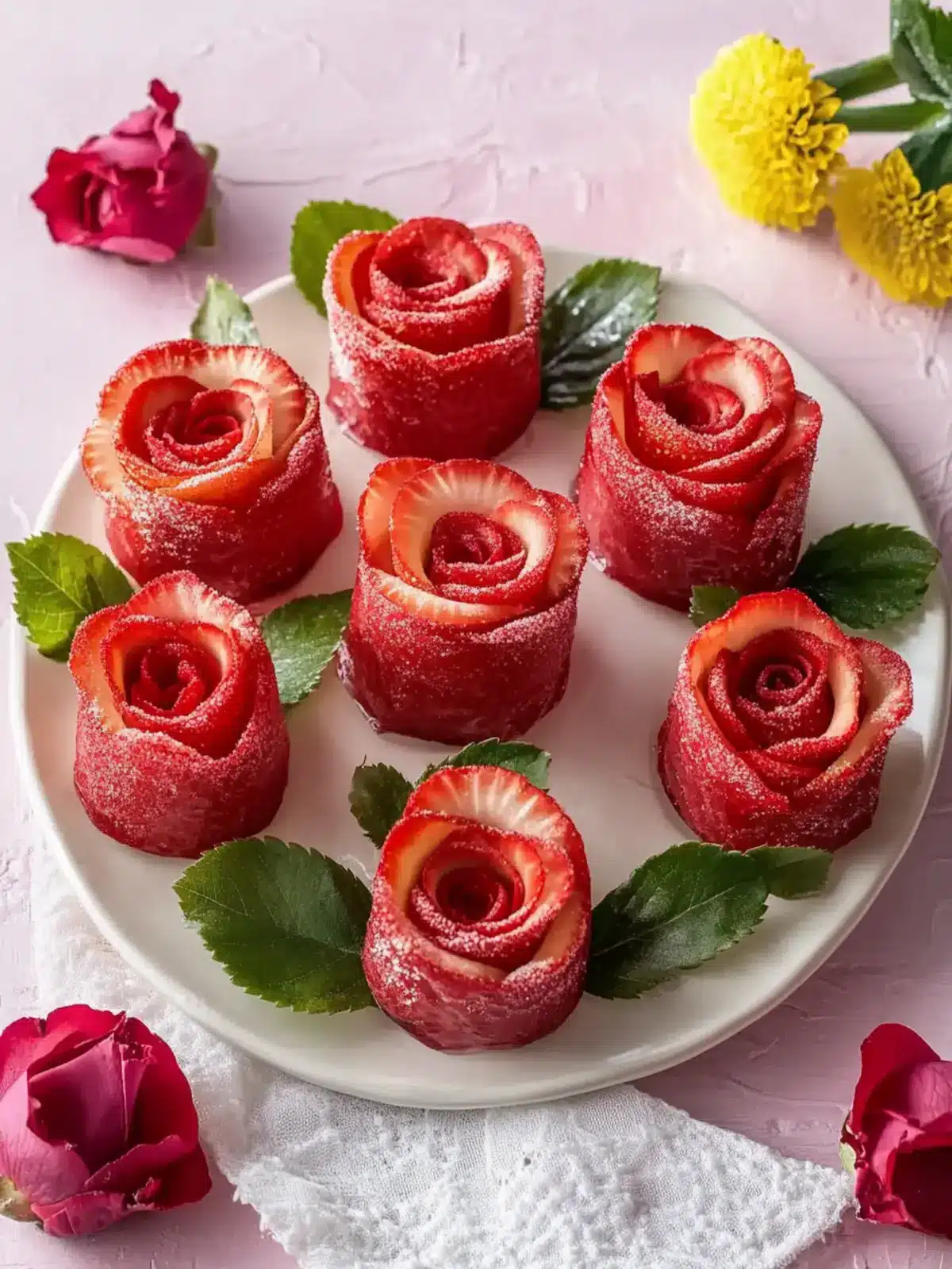 Easy Strawberry Roses That Will Impress Your Guests 4 Easy Strawberry Roses