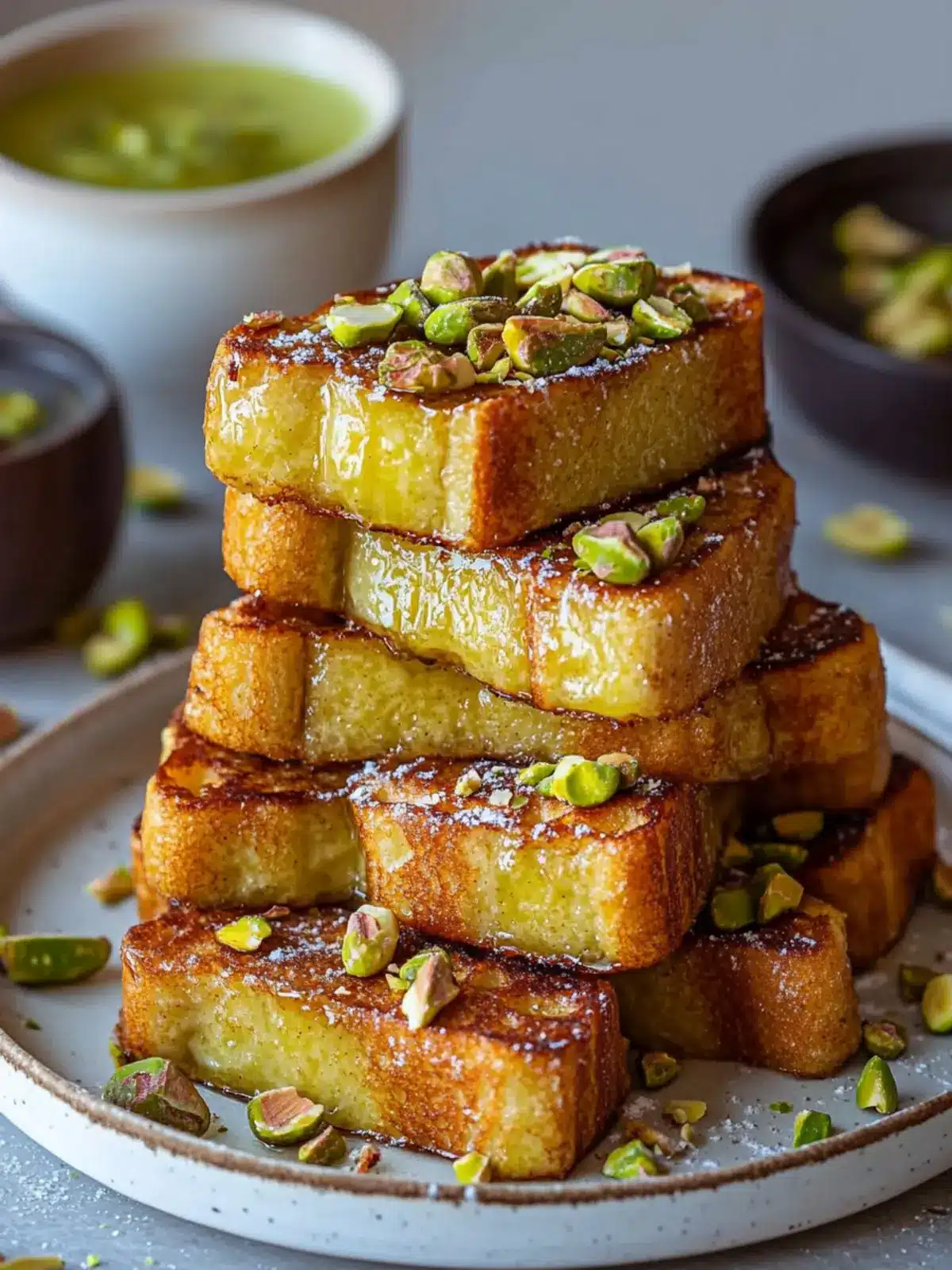 Indulge in Pistachio French Toast Sticks with Creamy Filling 5 Pistachio French Toast Sticks