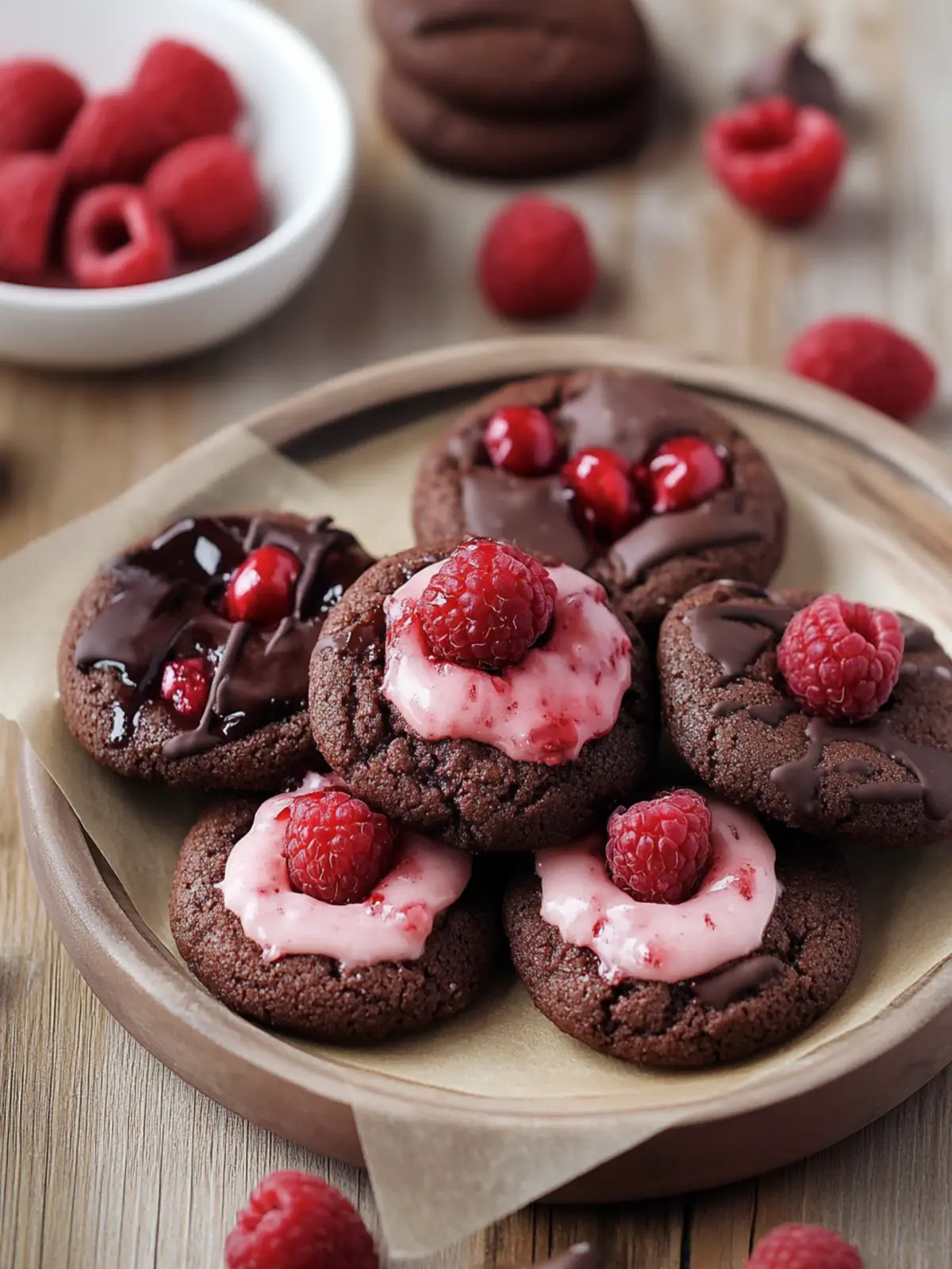 Valentine Ganache Cookies: Love at First Soft-Bite 3 Valentine Ganache Cookies: Soft-Hearted Chocolate and Raspberry Treats for Sweet Moments