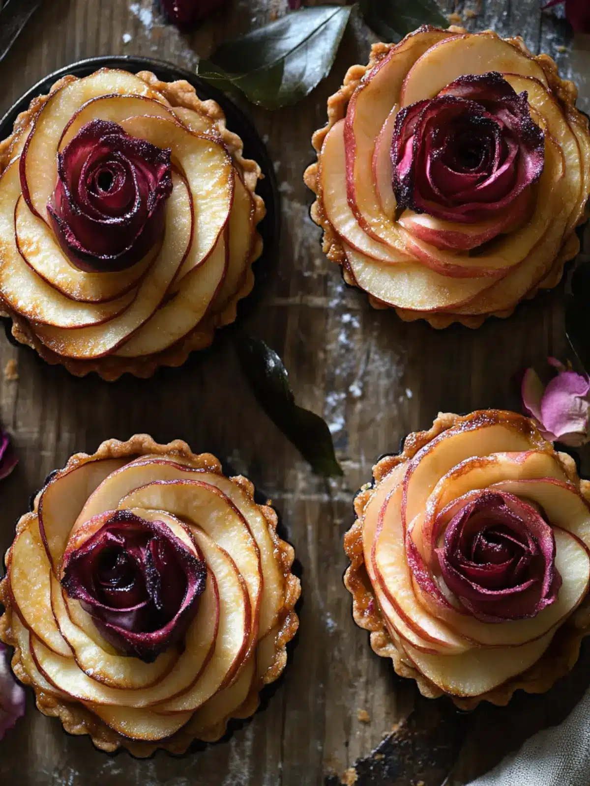 Delicious Apple Rose Frangipane Tarts – Two Irresistible Ways 3 Apple rose frangipane tarts – two ways
