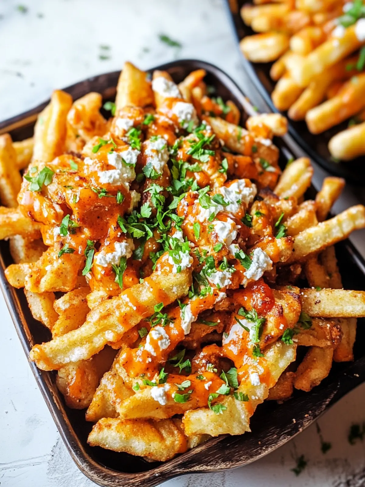 Buffalo Chicken Fries: Ultimate Comfort Snack for Game Day 4 Buffalo Chicken Fries (or Frachos)