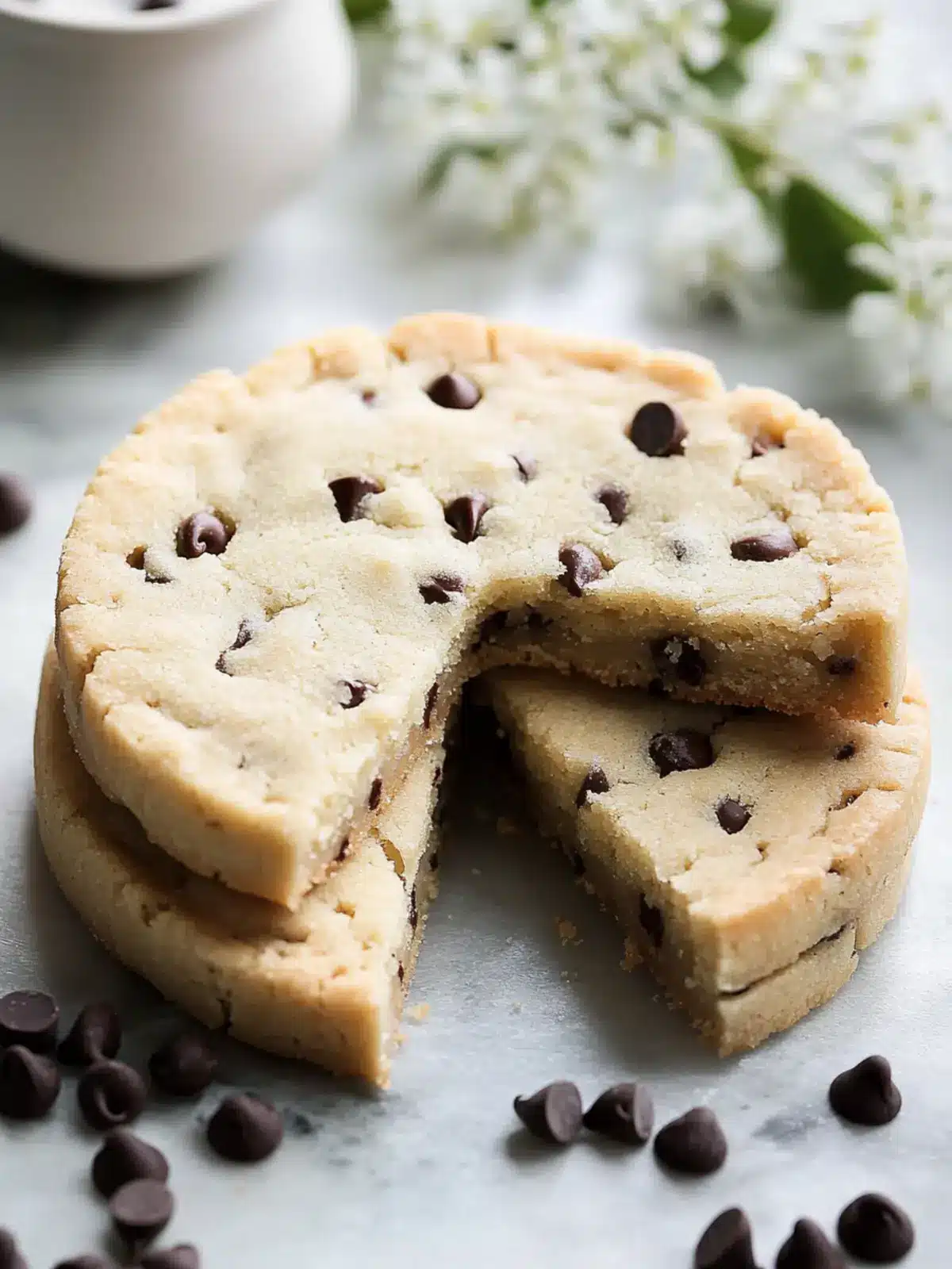 Melt-in-Your-Mouth Chocolate Chip Shortbread Cookies Recipe 3 Chocolate Chip Shortbread Cookies