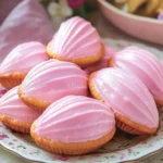 Irresistible Pink Madeleines with a Chocolate Bliss Shell 4 Pink Madeleines