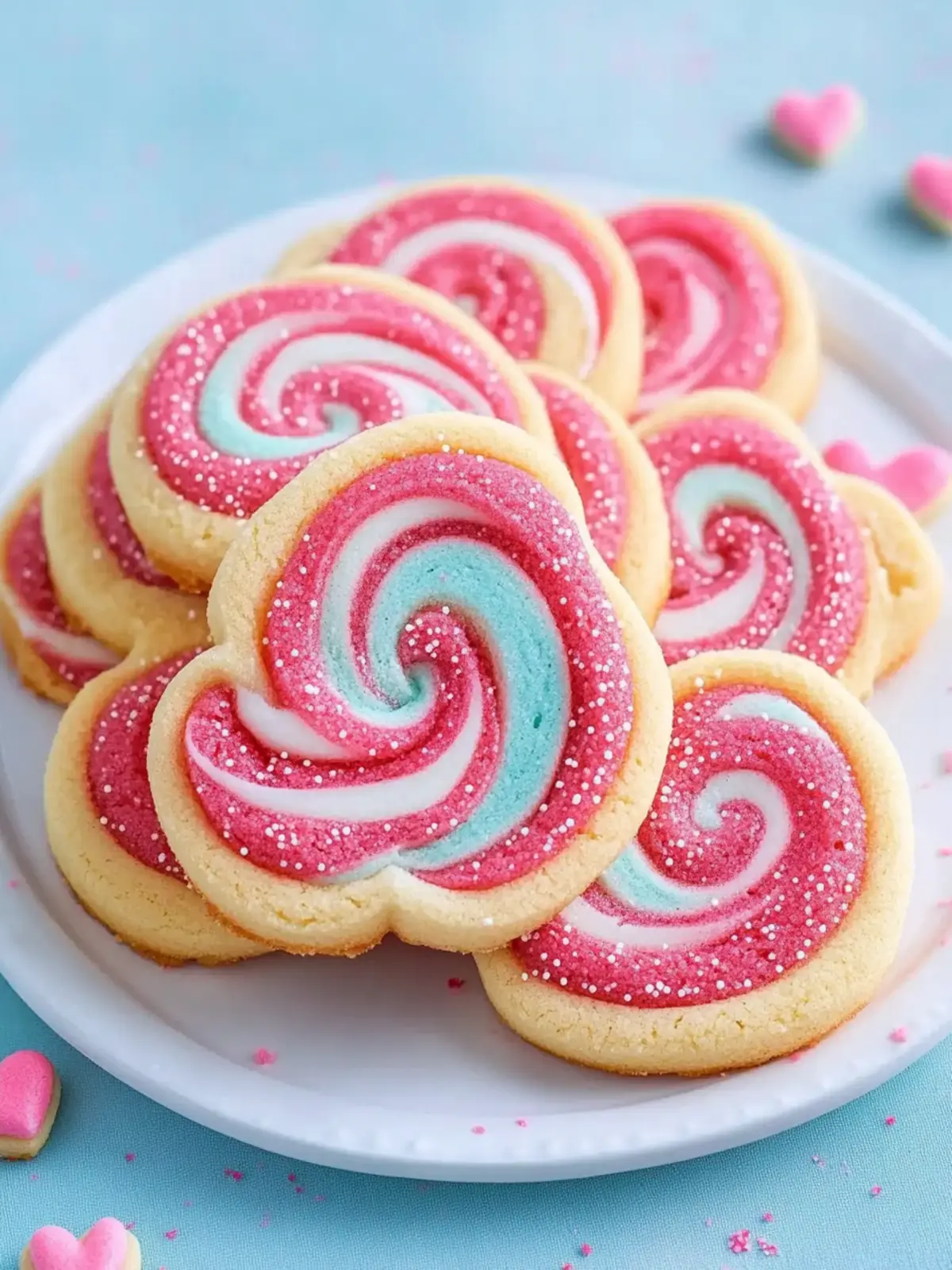 Valentines Day Swirl Cookies: Colorful Treats for Your Sweetheart 2 Valentines Day Swirl Cookies: Colorful and Delicious Treats