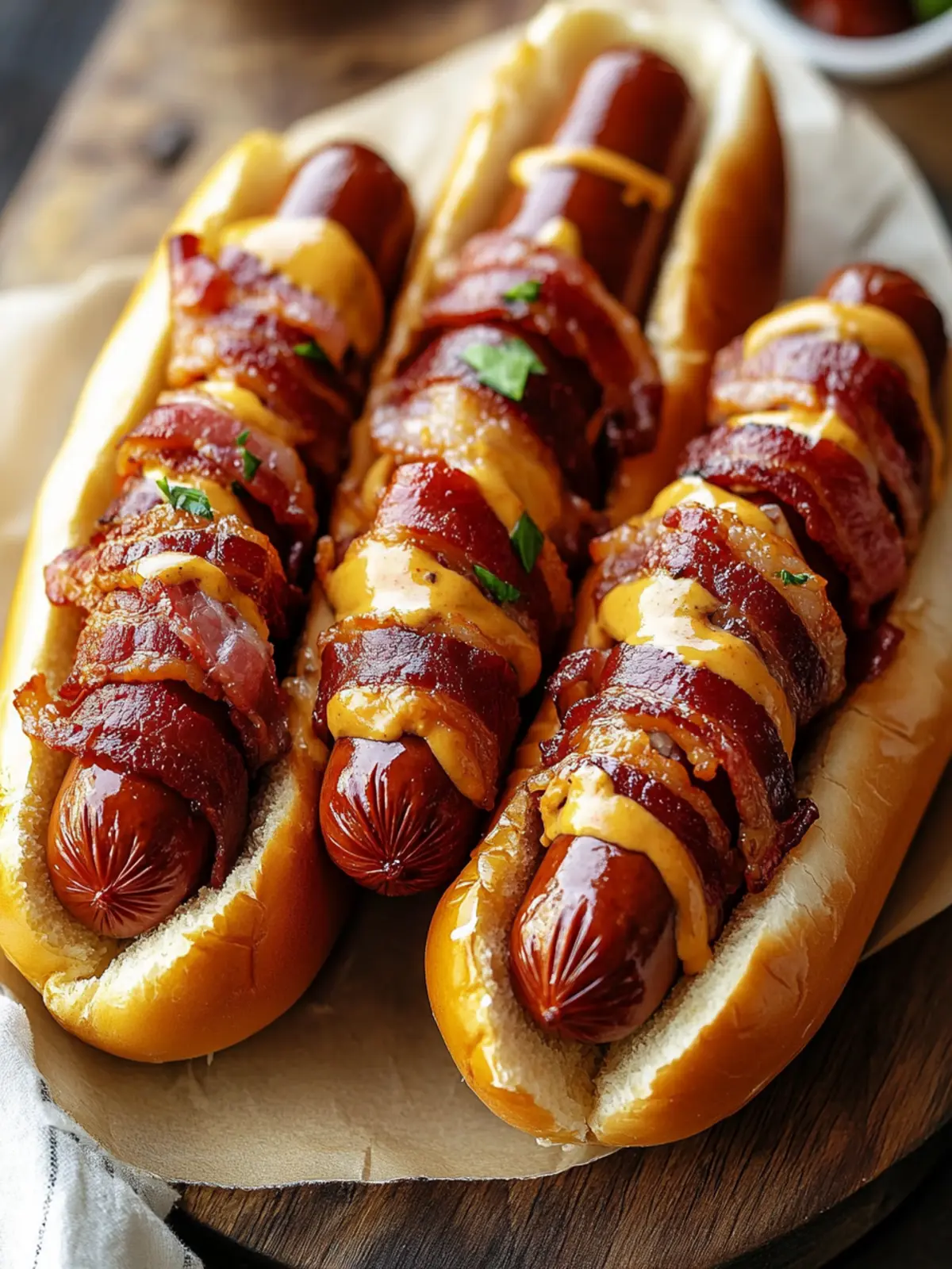 Delicious Bacon-Wrapped Hot Dogs for Ultimate Flavor Fun 4 Delicious Bacon-Wrapped Hot Dogs