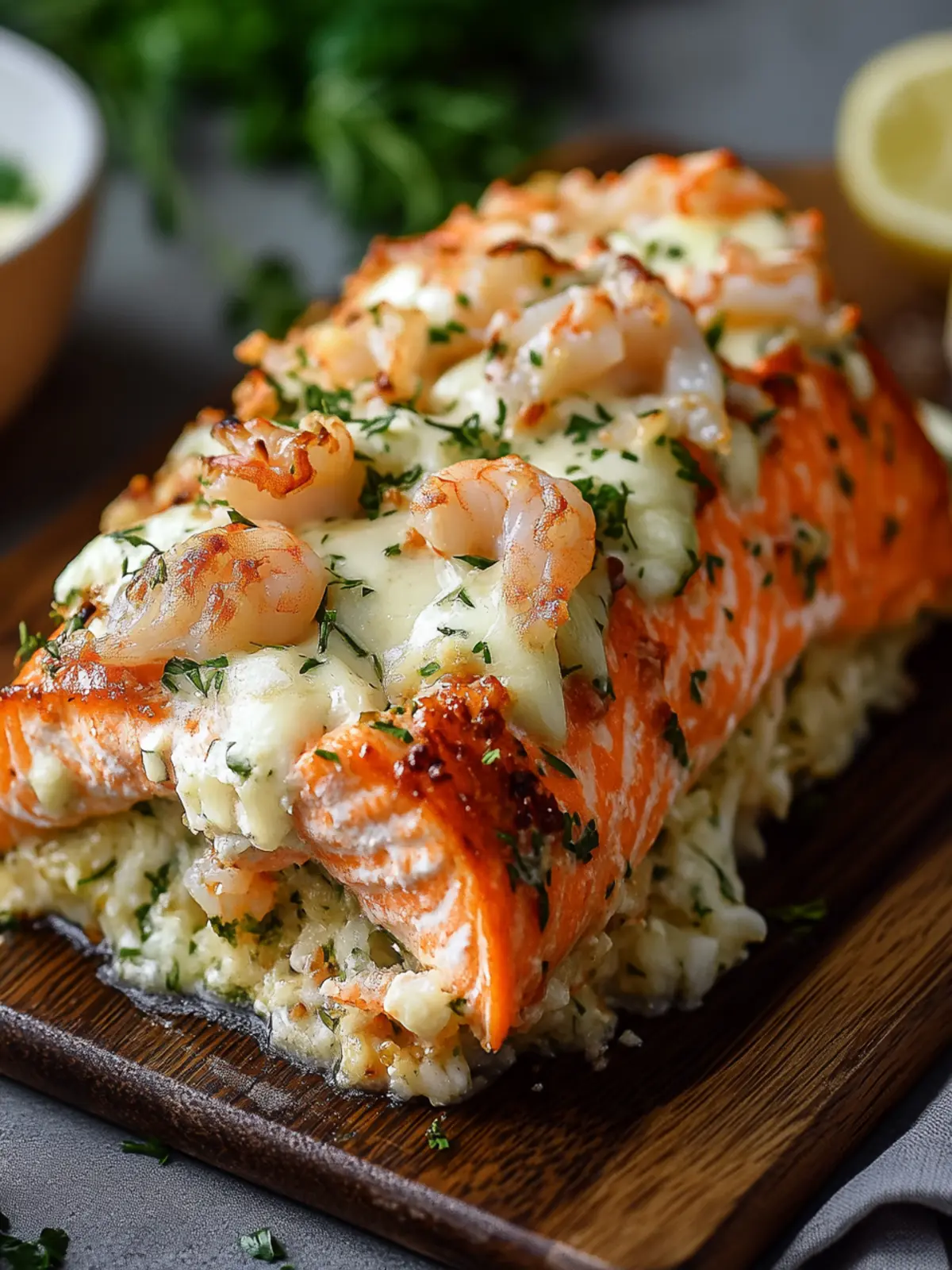 Crab Shrimp Stuffed Salmon: Elevate Your Dinner Game Today 3 Crab Shrimp Stuffed Salmon