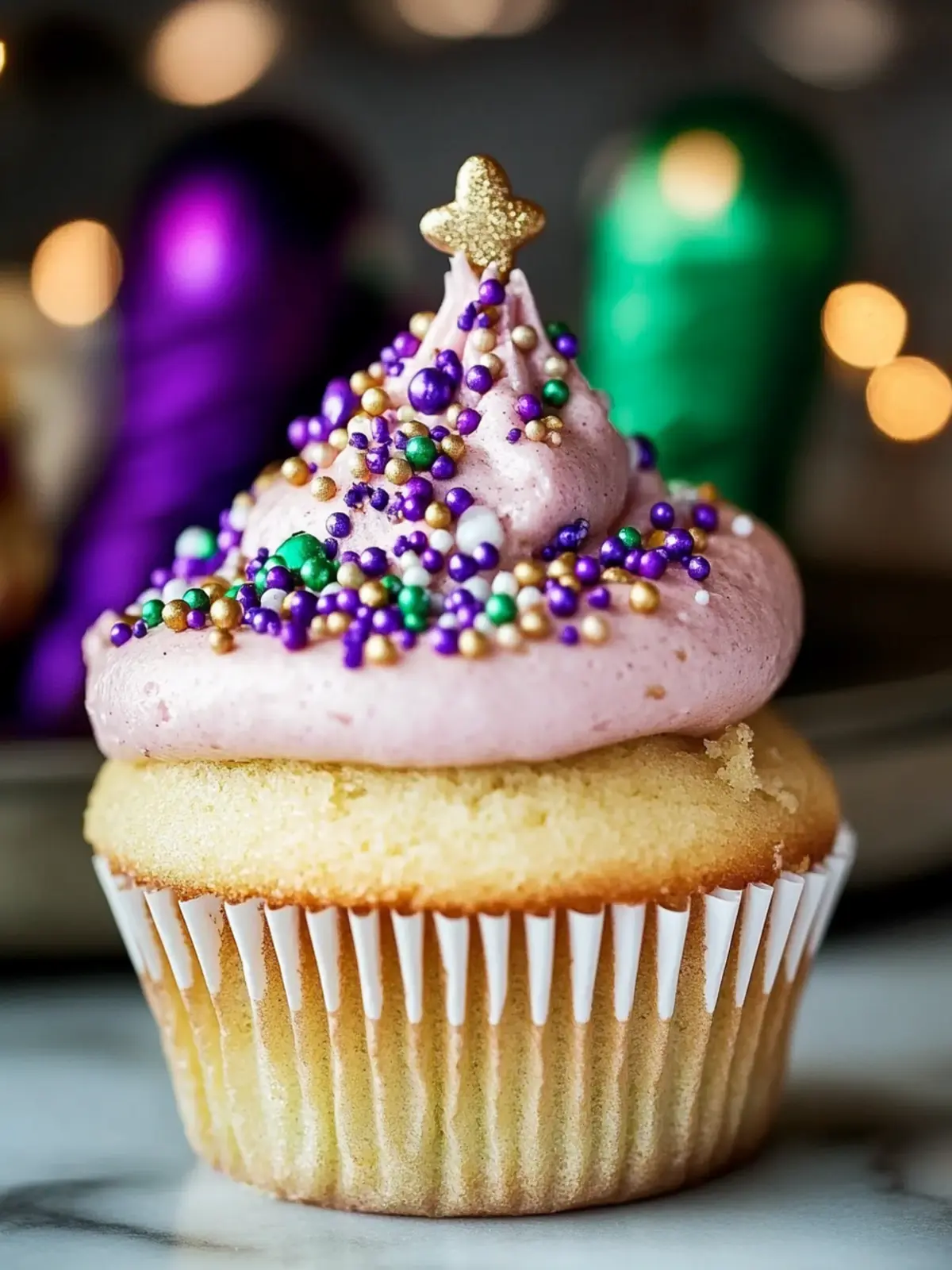 Best King Cake Cupcakes to Brighten Your Mardi Gras Festivities 2 Best King Cake Cupcakes