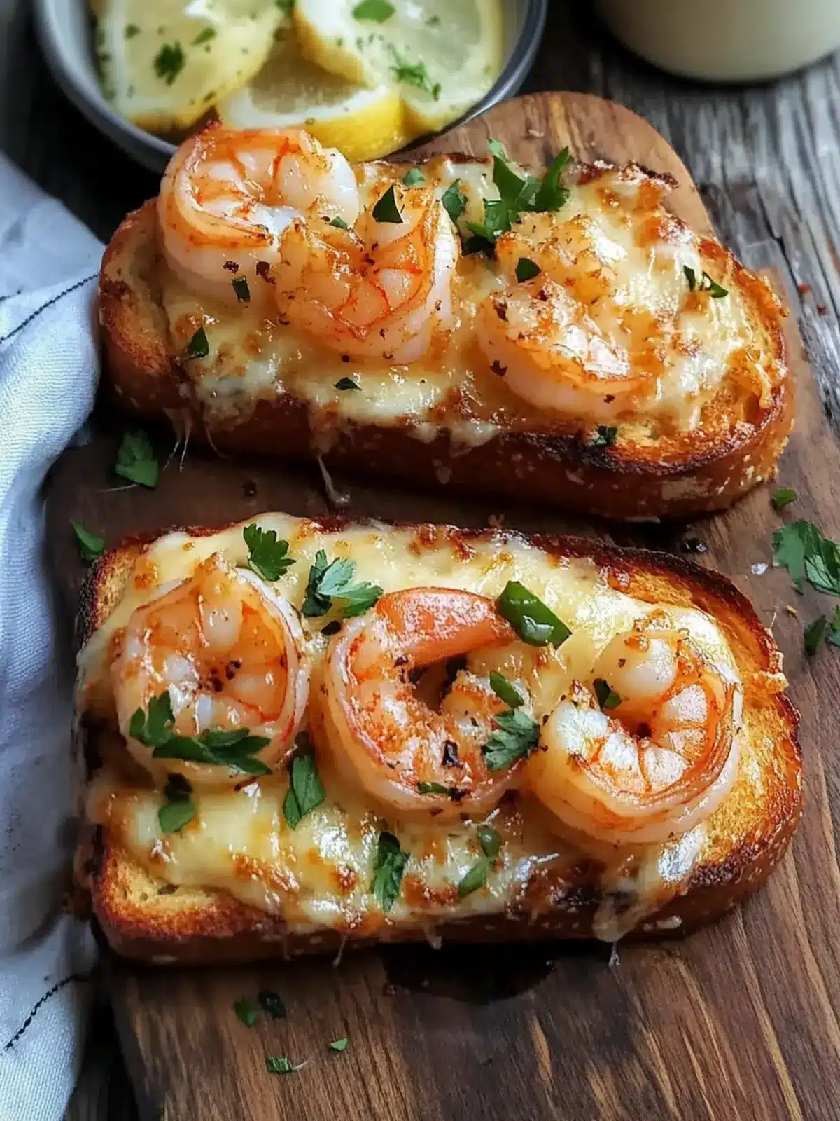 Cheesy Shrimp Toast: Quick, Irresistible Seafood Delight 2 Cheesy Shrimp Toast