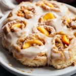 Peach Cobbler Cinnamon Rolls: A Sweet Morning Delight 2 Peach Cobbler Cinnamon Rolls