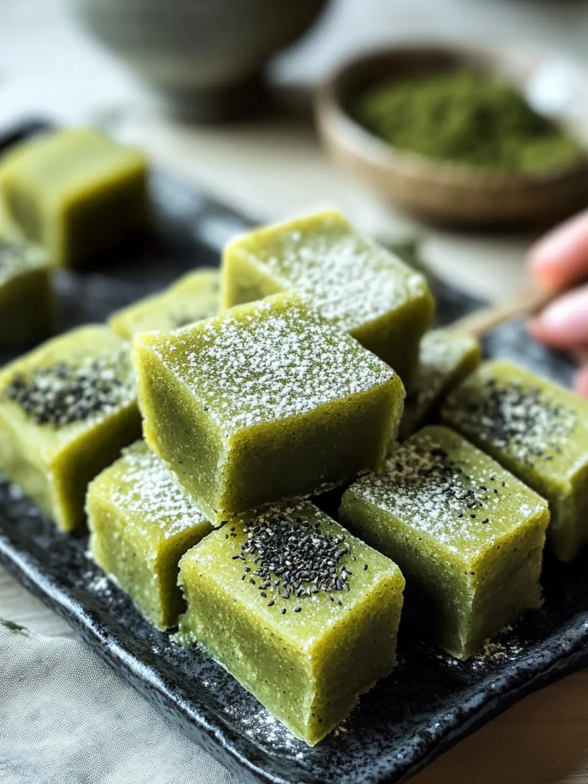 Matcha Butter Mochi: Best of the Bounce for Sweet Cravings 3 Matcha Butter Mochi, Best of the Bounce!