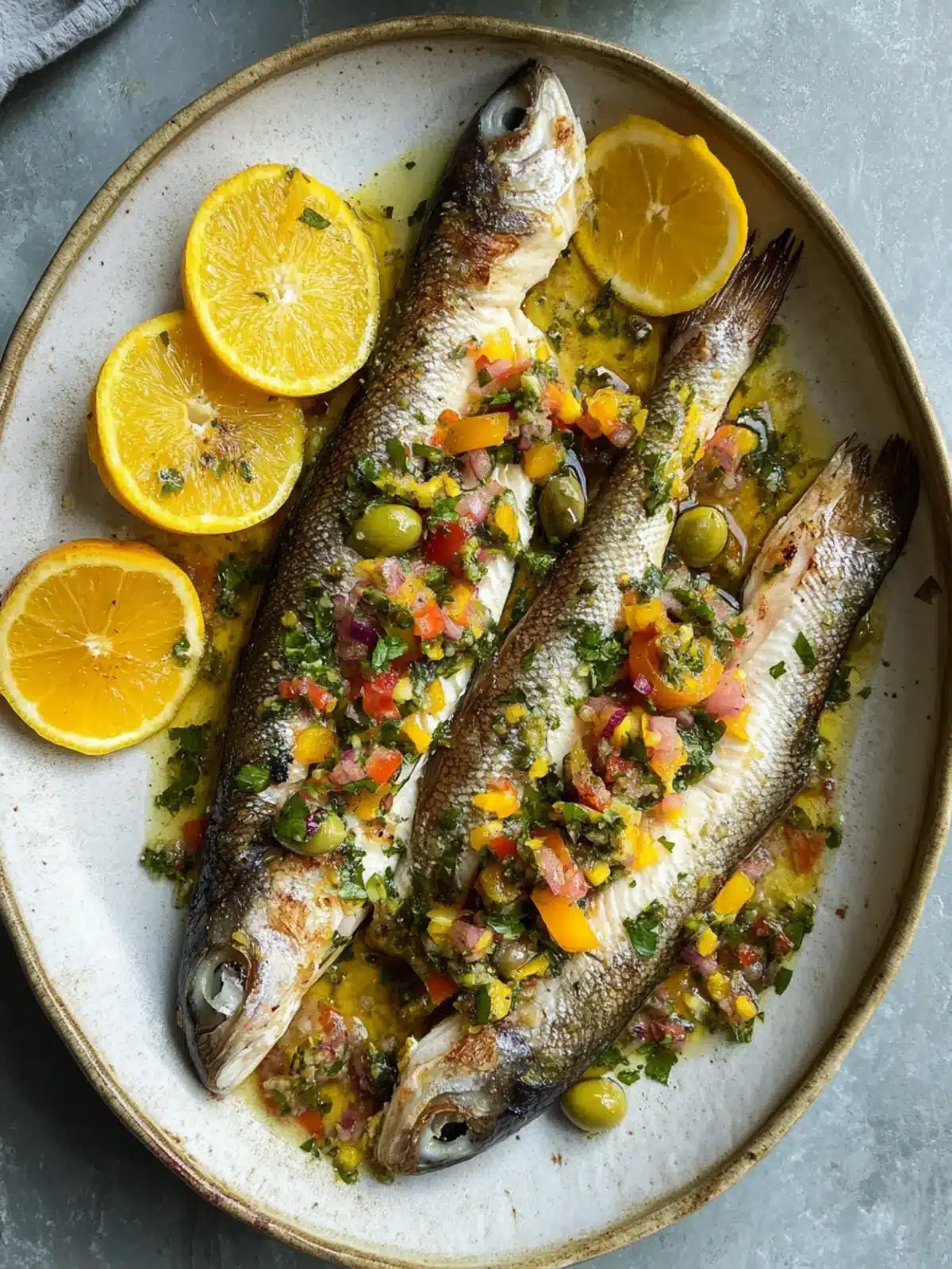 Branzino with Citrus Olive Salsa: A Zesty Weeknight Delight 3 Branzino with Citrus Olive Salsa