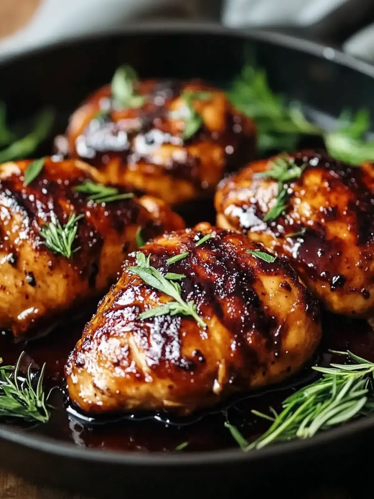 Succulent Balsamic Honey Glazed Chicken in Just 40 Minutes 3 Balsamic Honey Glazed Chicken
