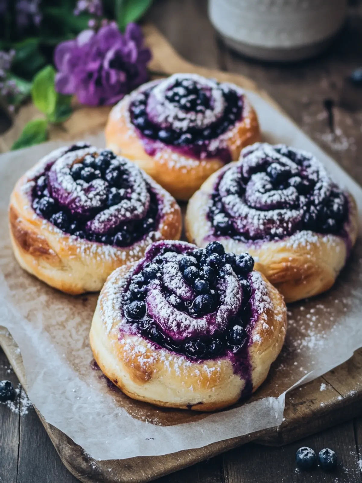 Bilberry Wild Blueberry Buns: Cozy Sweetness in Every Bite 2 Bilberry ‘Wild Blueberry’ Buns