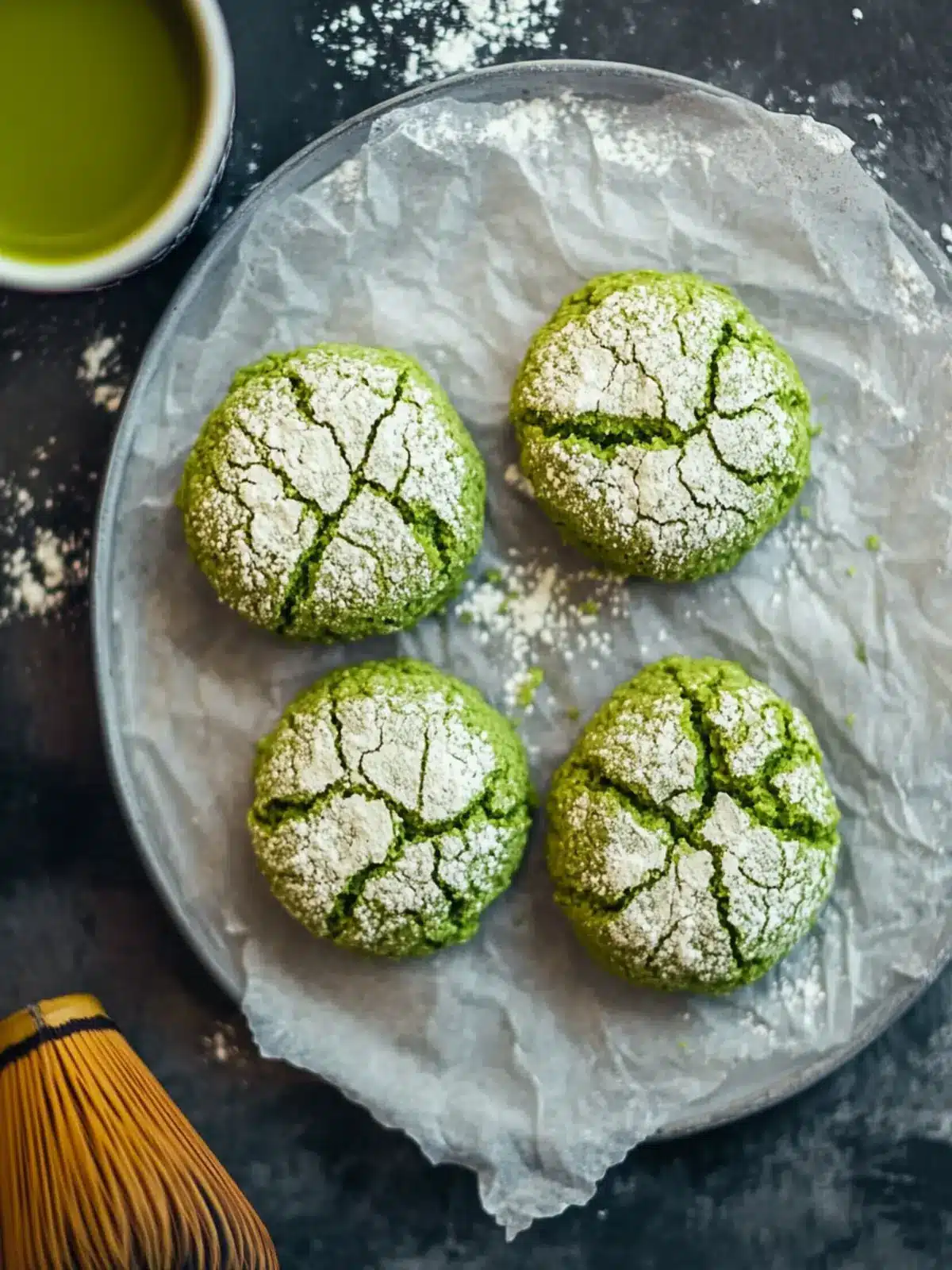 The Best Matcha Crinkle Cookies No Chilling Needed for Bliss 2 The Best Matcha Crinkle Cookies (No Chilling!)