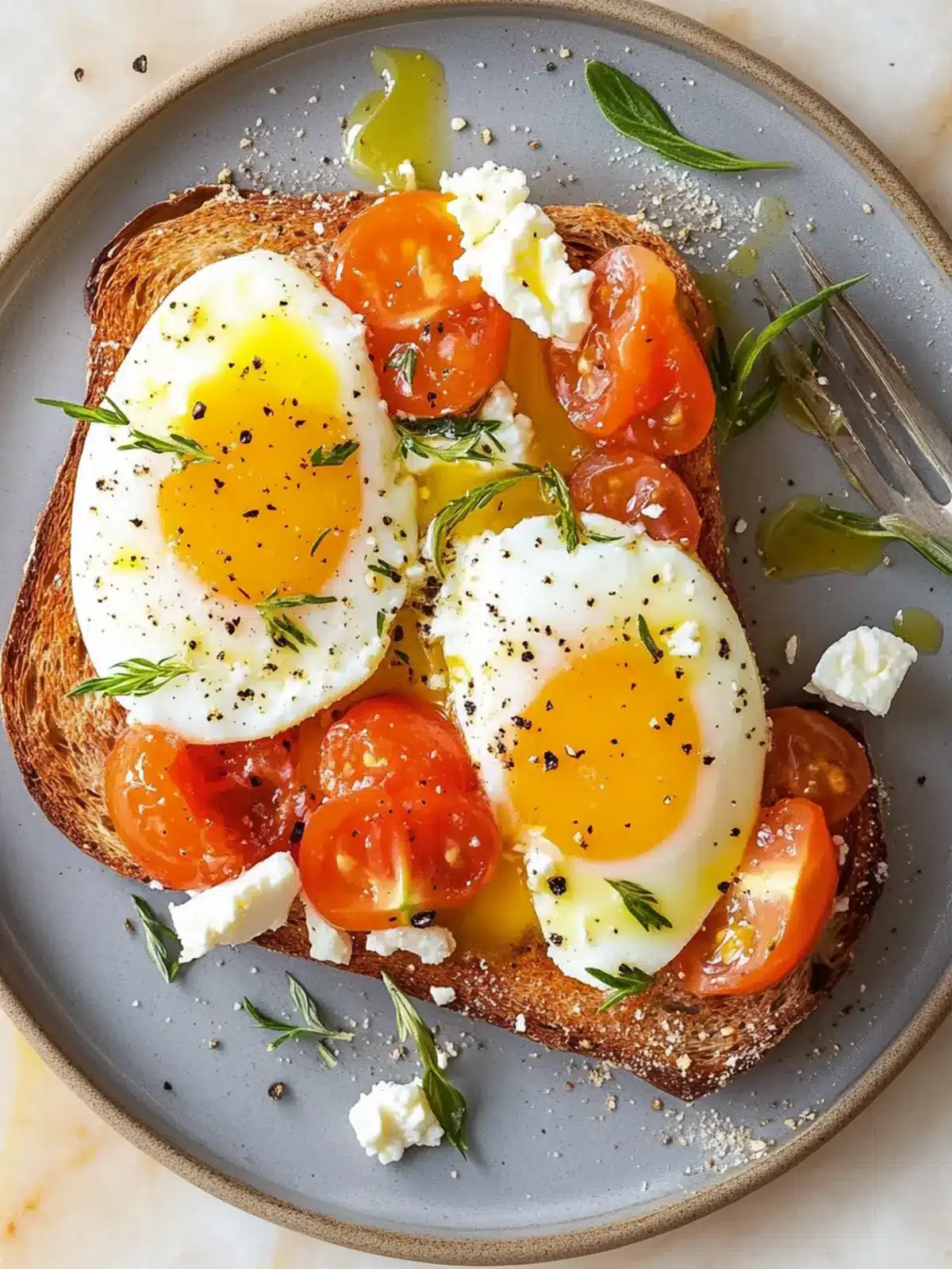 Jammy Eggs and Feta on Toast: A Quick Gourmet Delight 5 Jammy Eggs and Feta on Toast