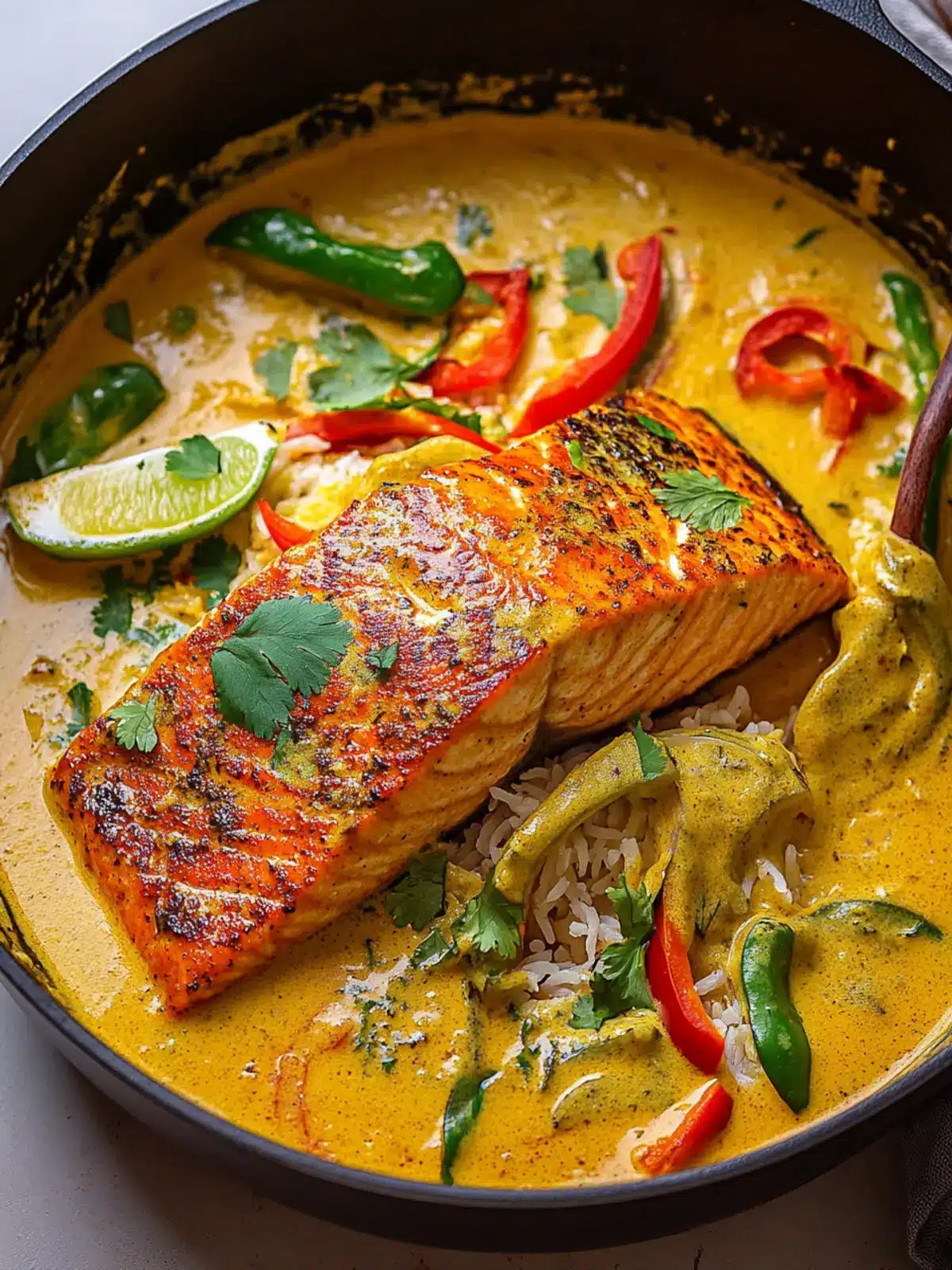 Caribbean-Style Coconut Curry Salmon for a Flavorful Escape 3 Caribbean-Style Coconut Curry Salmon