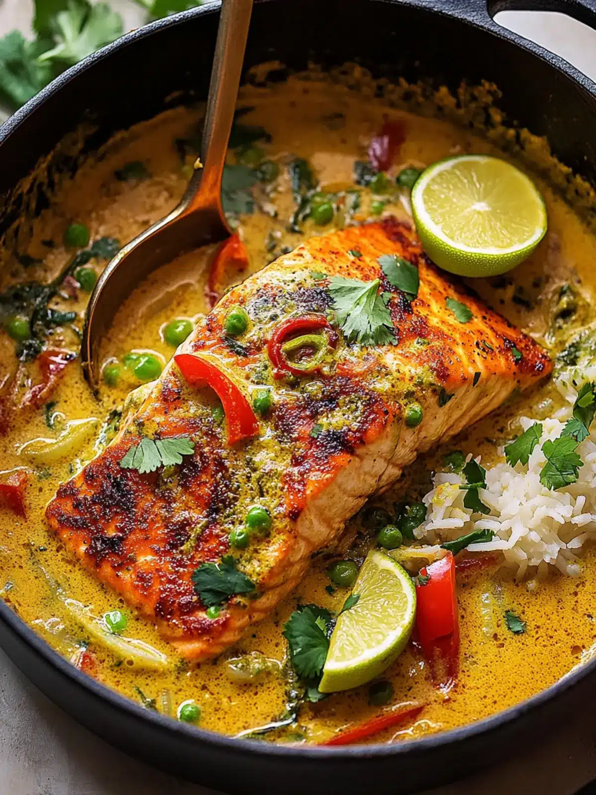 Caribbean-Style Coconut Curry Salmon for a Flavorful Escape 4 Caribbean-Style Coconut Curry Salmon
