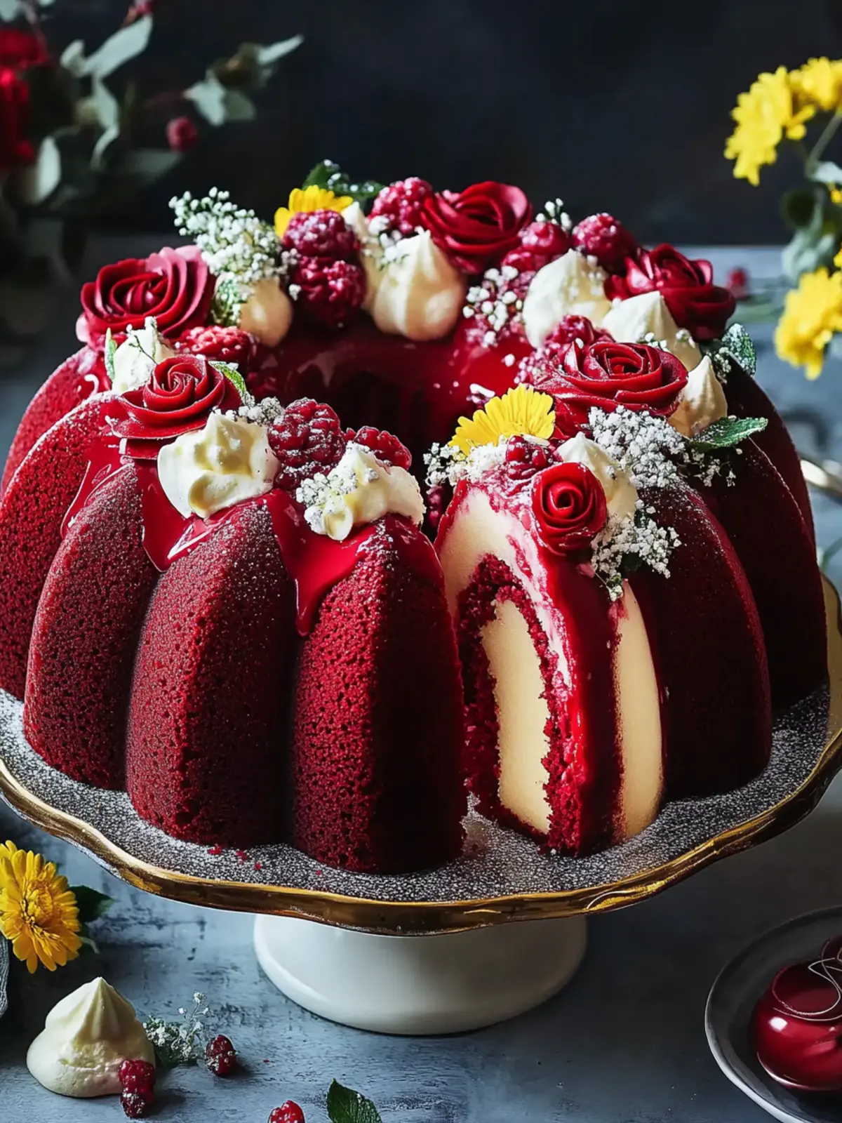 Red Velvet Cheesecake Bundt Dump Cake: A Simple Showstopper 2 Red Velvet Cheesecake Bundt Dump Cake