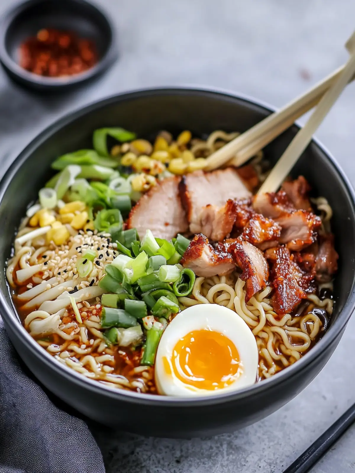 Savory Instant Pot Ramen with Crispy Pork in Under an Hour 4 Instant Pot Ramen with Crispy Pork