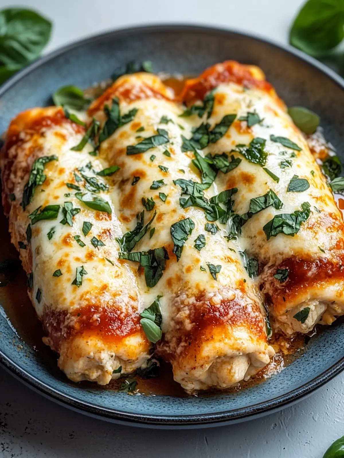 Baked Mozzarella Chicken Rolls: Healthy Cheesy Goodness 2 Baked Mozzarella Chicken Rolls