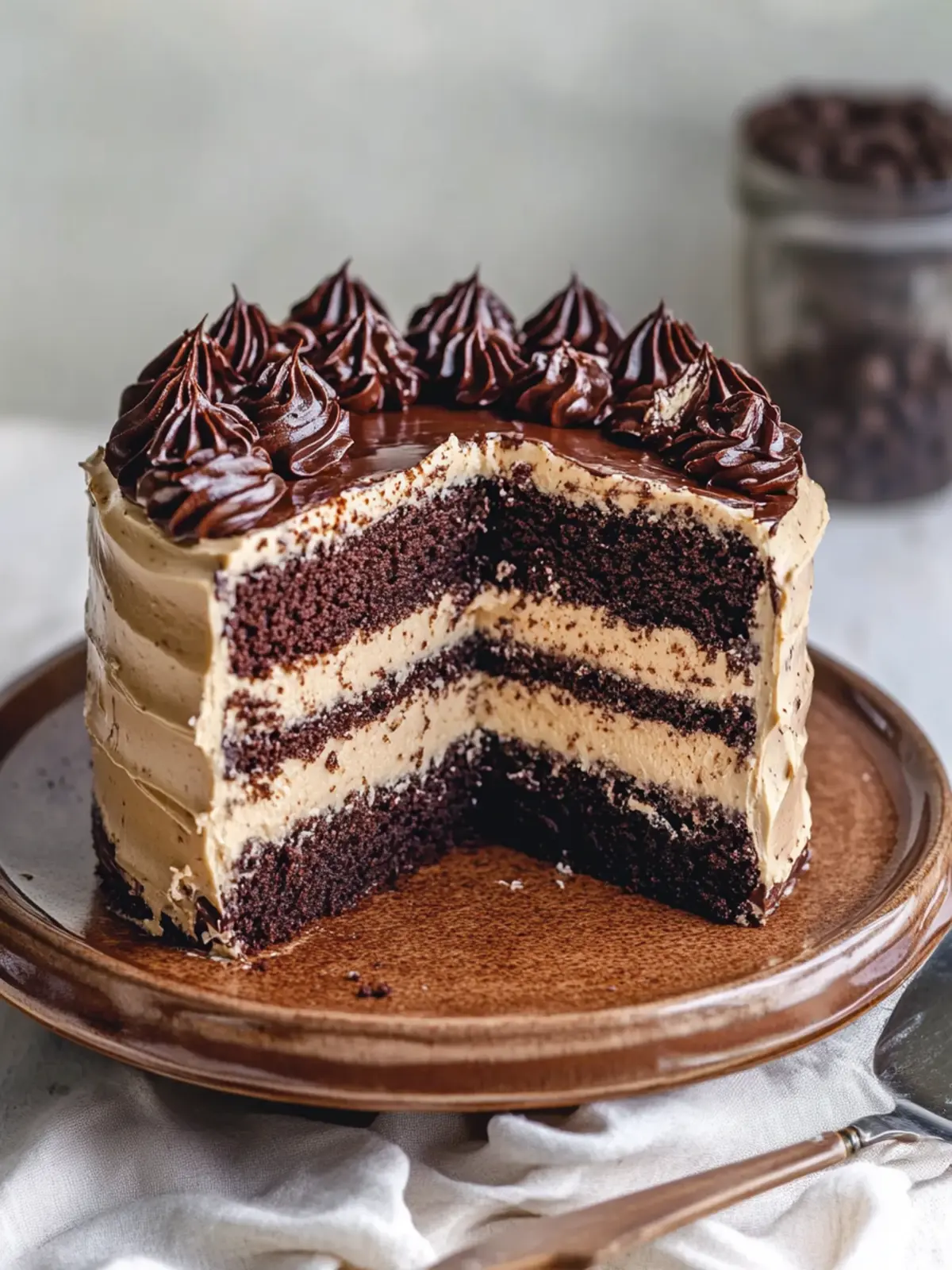 Decadent Chocolate Cake with Espresso Filling to Indulge In 3 Chocolate Cake with Espresso Filling