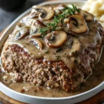 Savory Meatloaf with Mushroom Gravy: Your Cozy Dinner Favorite 8 Meatloaf with Mushroom Gravy
