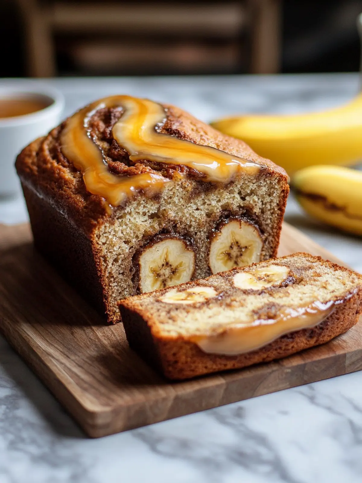 Caramel Swirl Banana Bread for Sweet Mornings at Home 5 Caramel Swirl Banana Bread