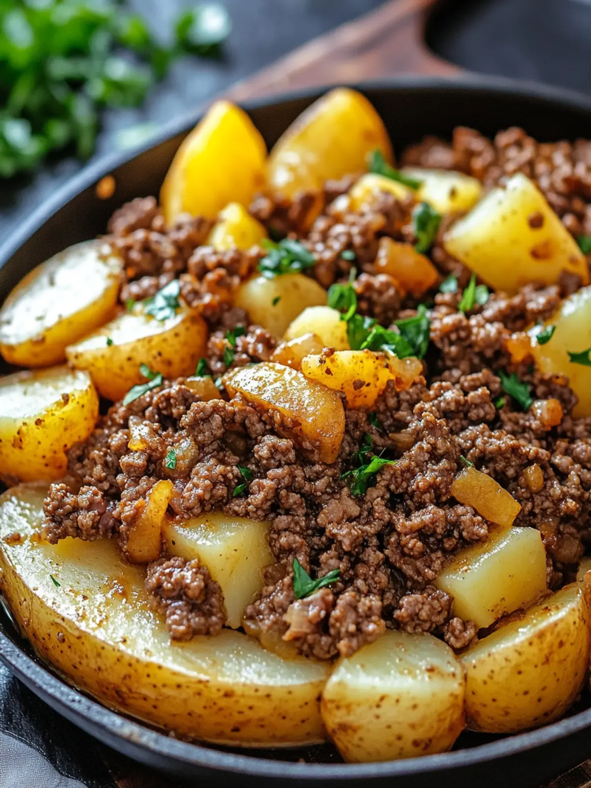 Savory Ground Beef and Potatoes Skillet for Cozy Nights 2 Ground Beef and Potatoes