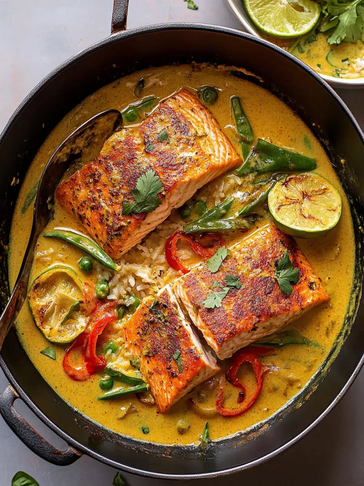 Caribbean-Style Coconut Curry Salmon for a Flavorful Escape 5 Caribbean-Style Coconut Curry Salmon