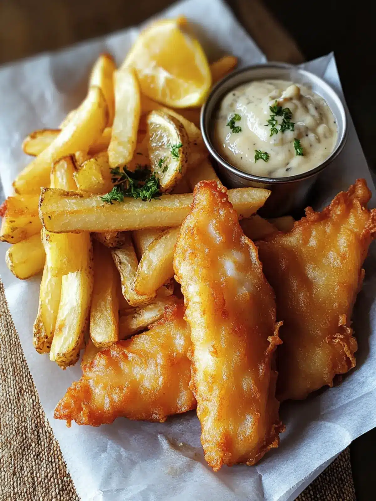 Crispy Beer-Battered Fish and Chips for Pub-Style Comfort 4 Beer-Battered Fish and Chips