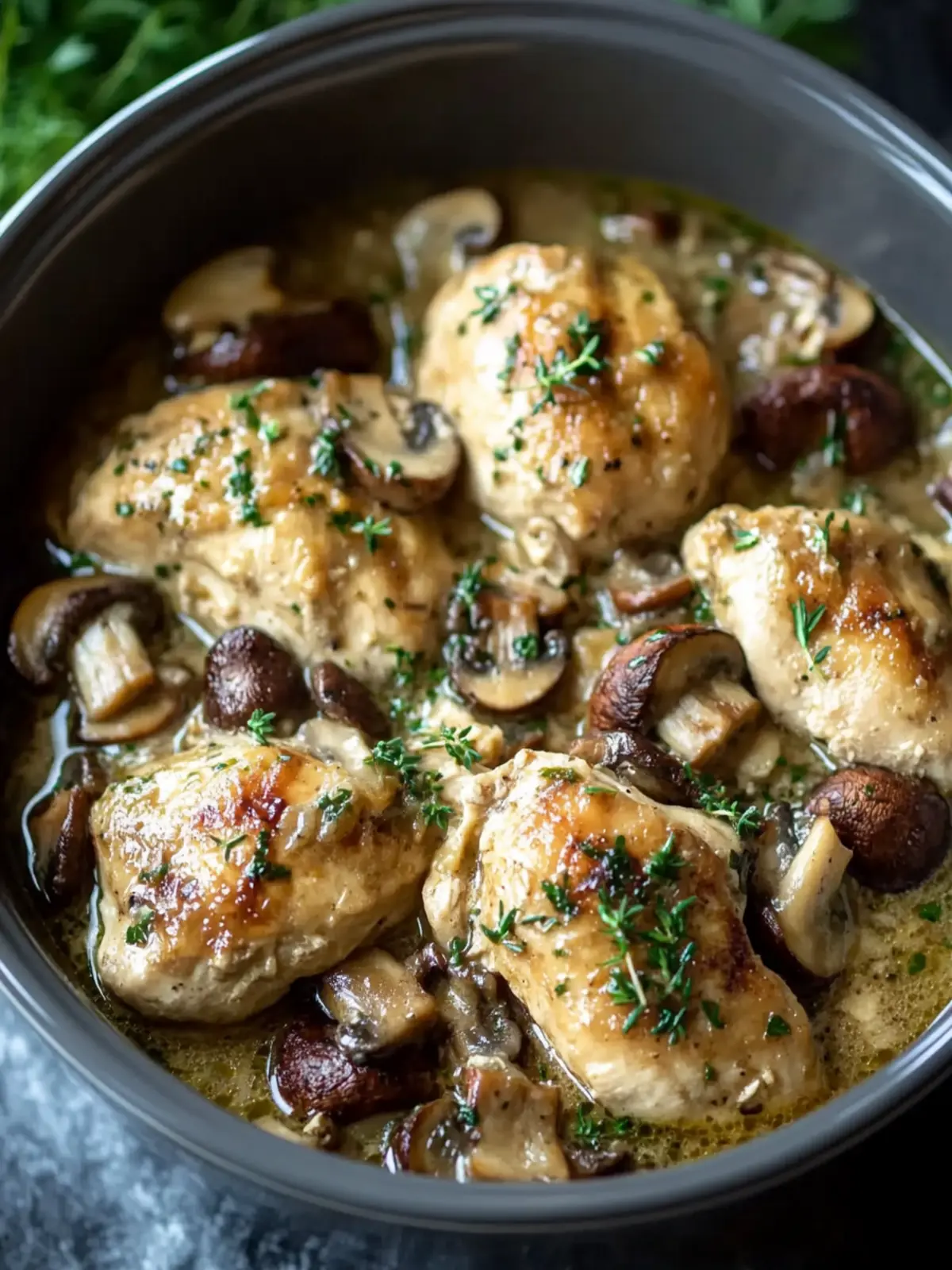 Creamy Crockpot Mushroom Chicken for Cozy Dinner Nights 5 Crockpot Mushroom Chicken