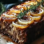 French Onion Meatloaf: Cozy Comfort with a Cheesy Twist 9 French Onion Meatloaf