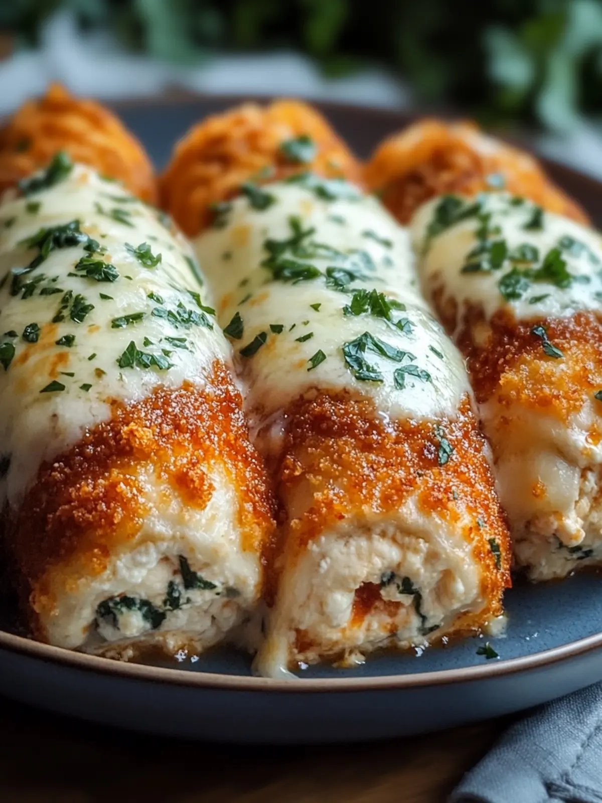 Baked Mozzarella Chicken Rolls: Healthy Cheesy Goodness 3 Baked Mozzarella Chicken Rolls