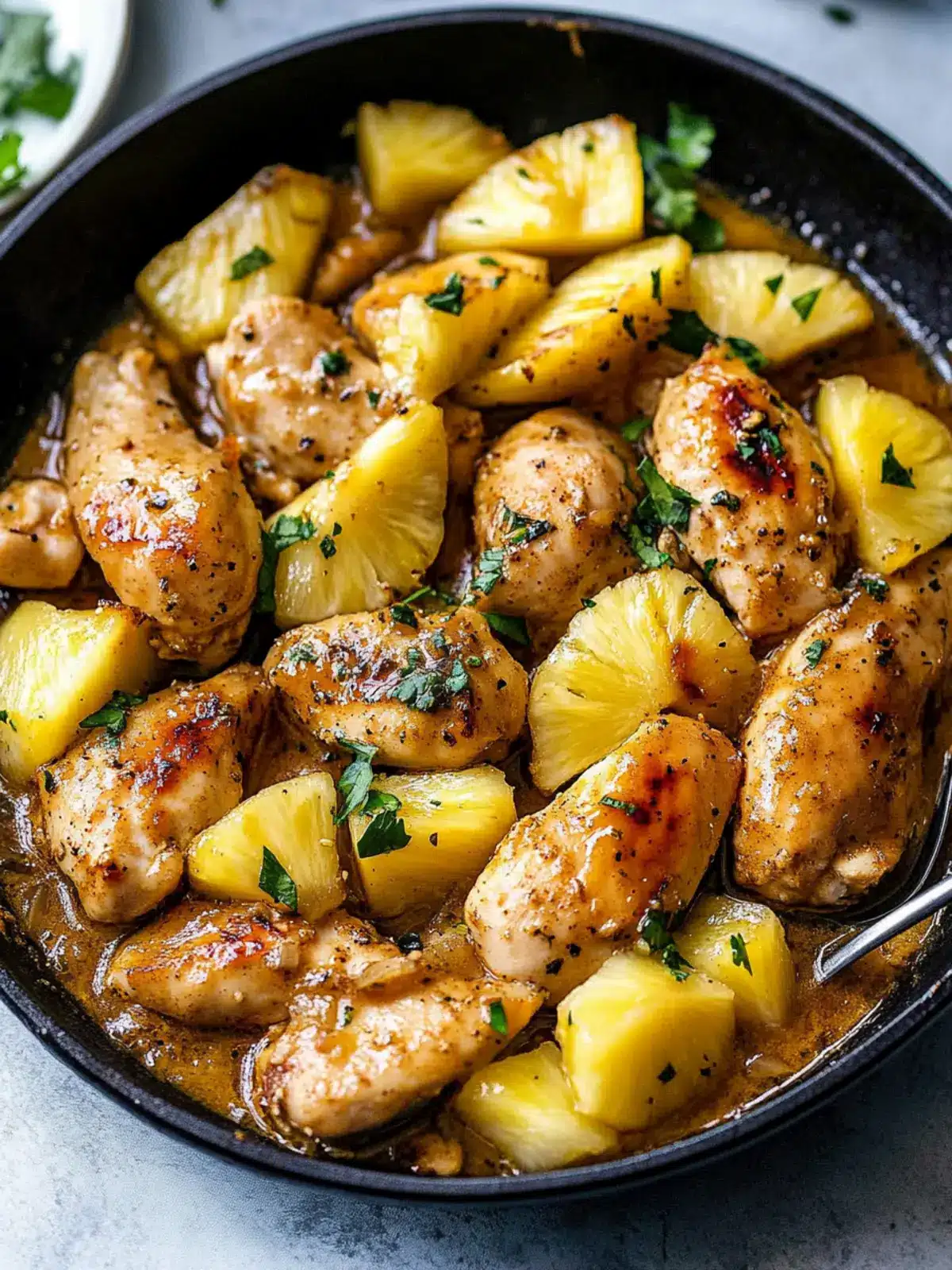Garlic Butter Chicken with Pineapple: Quick and Delicious Bliss 2 Garlic Butter Chicken with Pineapple