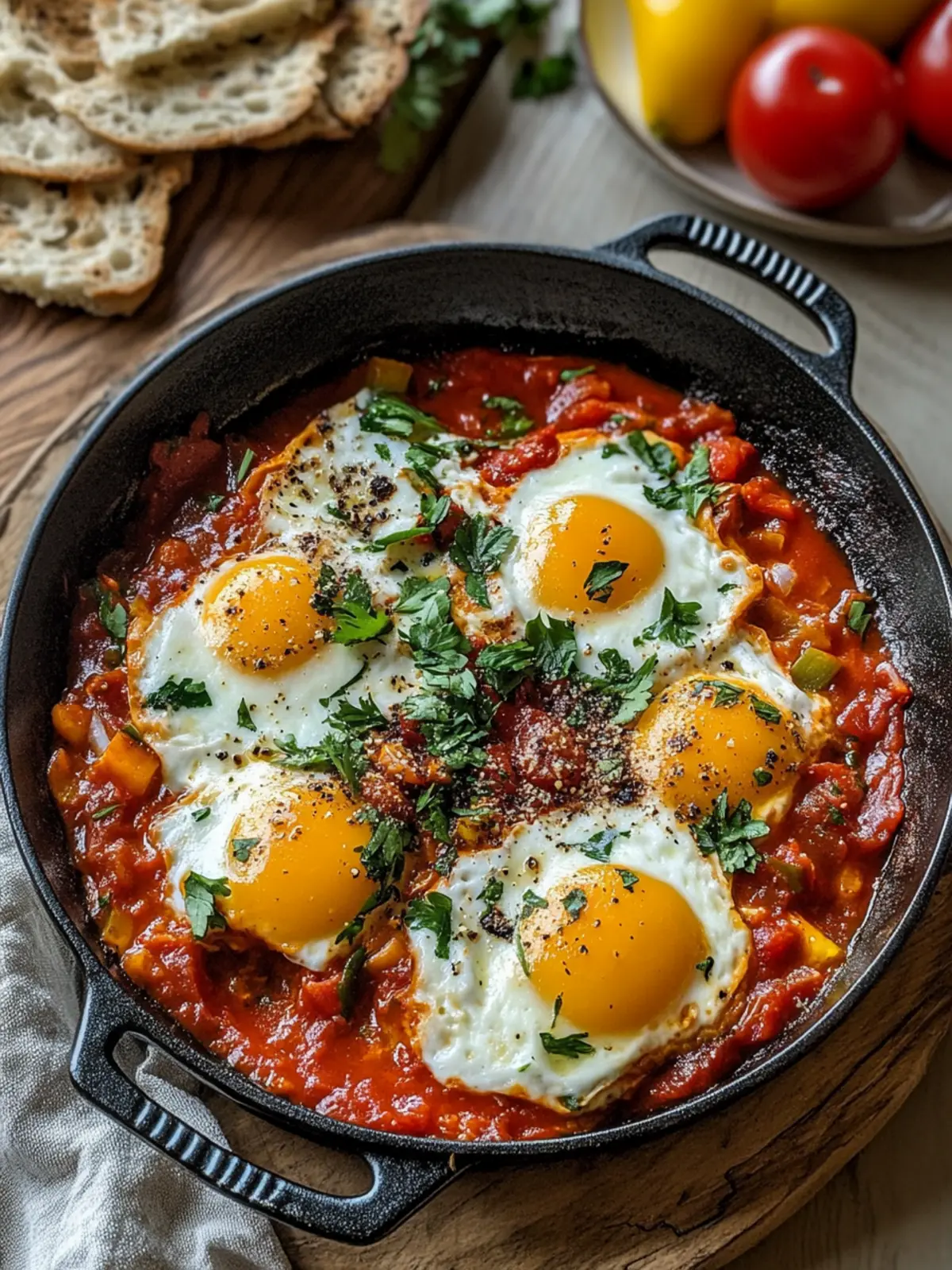 Classic Shakshuka: Quick One-Skillet Wonder for Cozy Nights 3 Classic Shakshuka