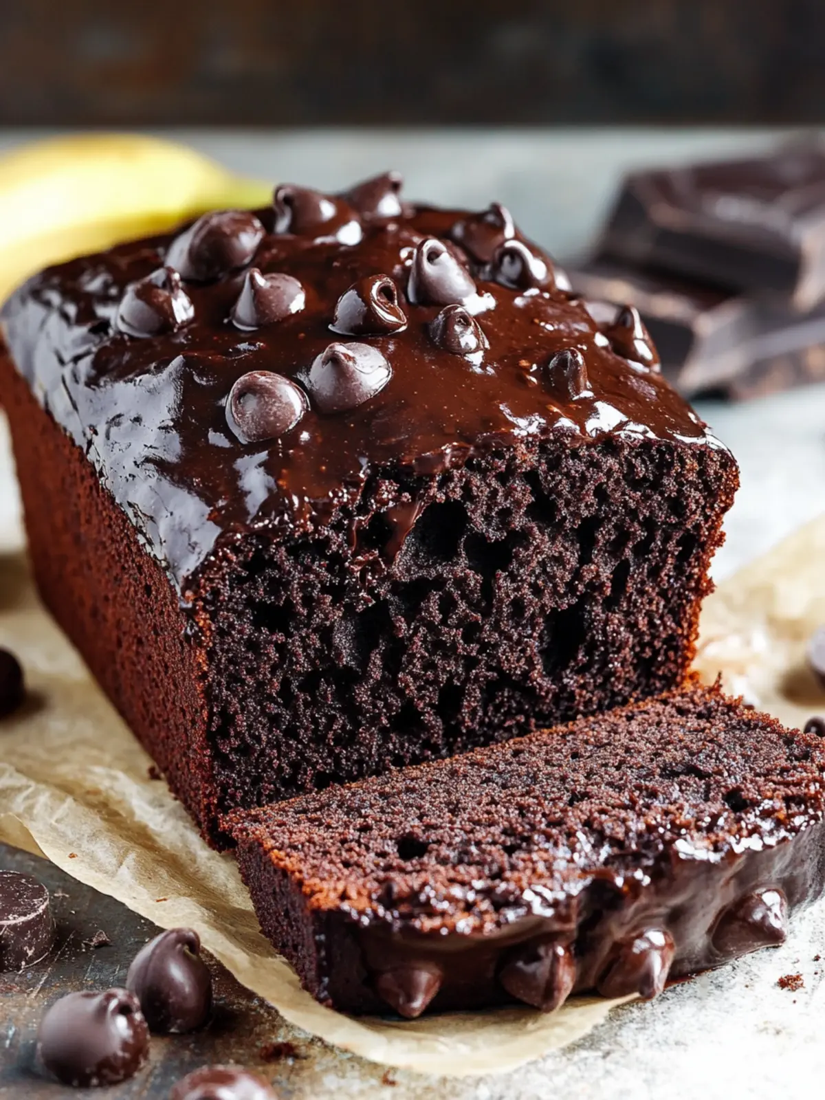 Irresistible Double Chocolate Banana Bread for True Chocolate Lovers 2 Double Chocolate Banana Bread