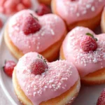 Heart Shaped Strawberry Cheesecake Donuts to Sweeten Your Day 4 Heart Shaped Strawberry Cheesecake Donuts