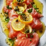 Tuna Crudo with Citrus Caper Vinaigrette for a Summer Refresh 5 Tuna Crudo with Citrus Caper Vinaigrette