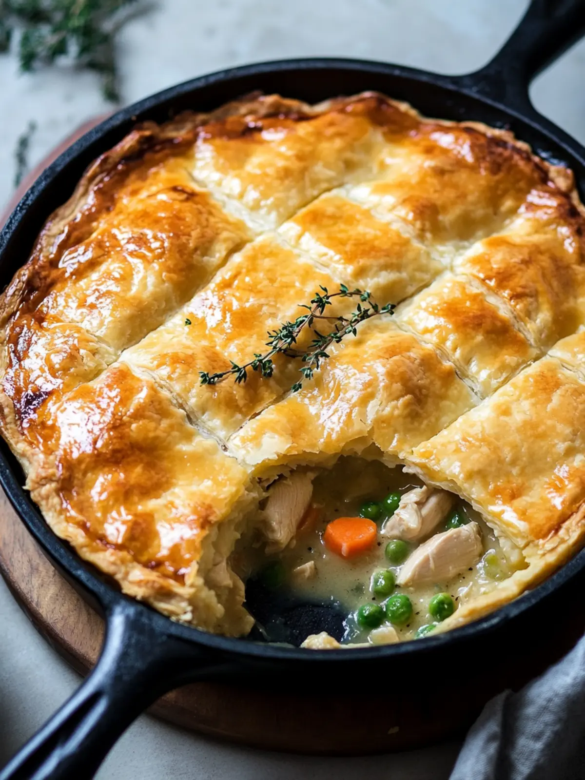Easy Skillet Chicken Pot Pie for Ultimate Cozy Nights 2 Skillet Chicken Pot Pie