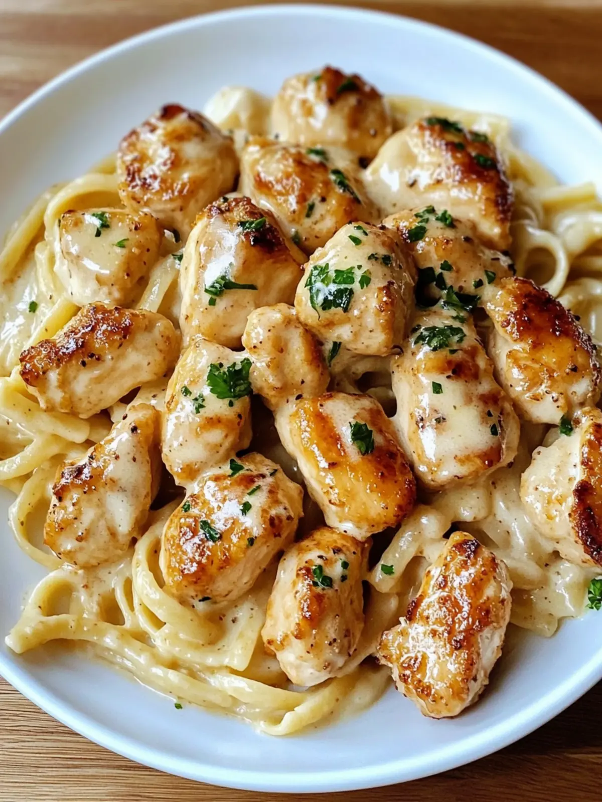 Garlic Butter Chicken Bites with Creamy Parmesan Pasta Perfection 3 Garlic Butter Chicken Bites with Creamy Parmesan Pasta