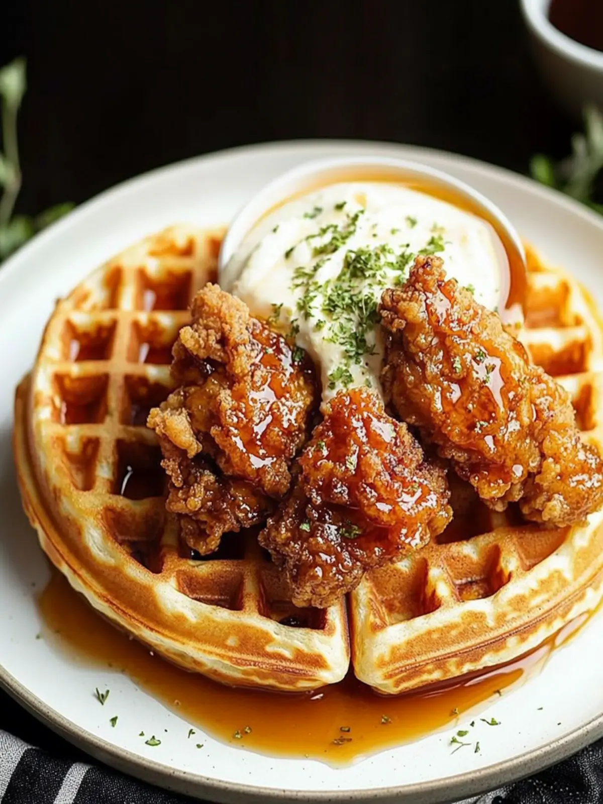 Ultimate Chicken and Waffles Recipe with Spicy Honey Twist 3 Chicken and Waffles Recipe