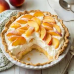 Peaches and Cream Pie with Mascarpone - Sweet Summer Bliss 7 Peaches and Cream Pie (with Mascarpone)