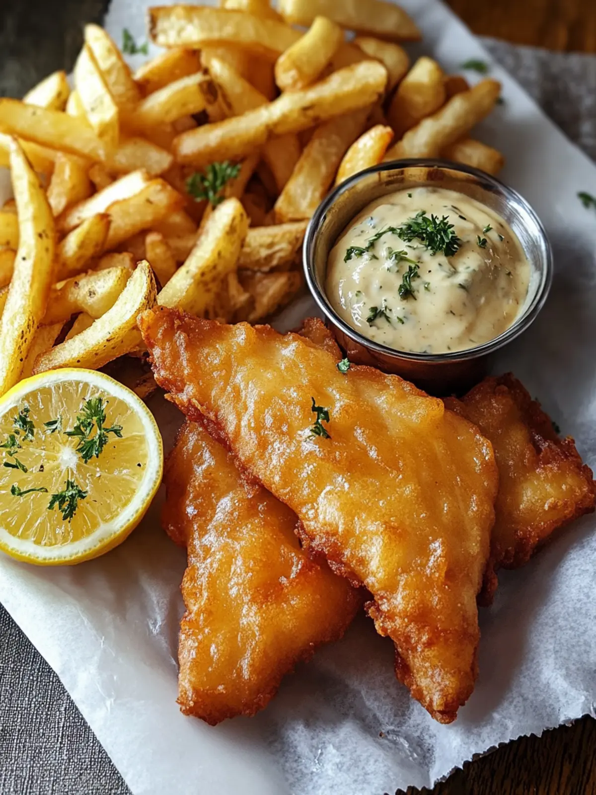 Crispy Beer-Battered Fish and Chips for Pub-Style Comfort 3 Beer-Battered Fish and Chips
