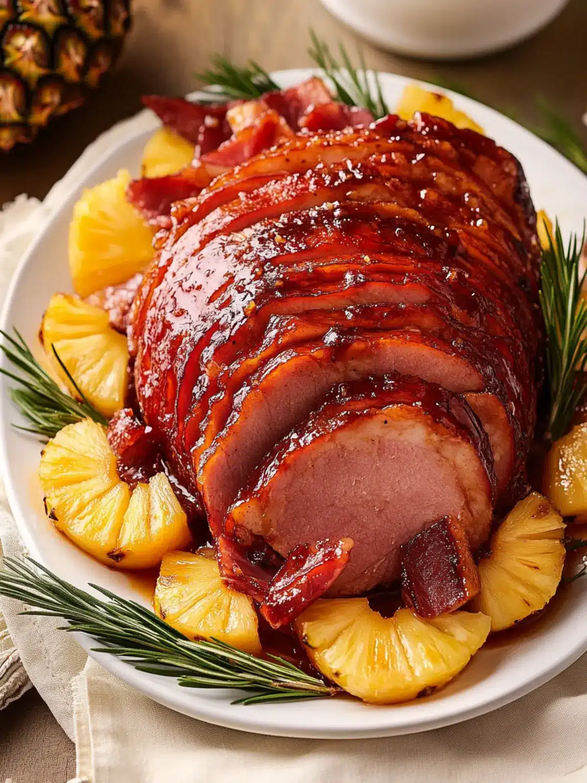 Sticky Pineapple Brown Sugar Glazed Ham for Memorable Feasts 2 Sticky Pineapple Brown Sugar Glazed Ham