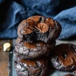 Flourless Dark Chocolate Brownie Cookies that Melt in Your Mouth 4 Flourless Dark Chocolate Brownie Cookies