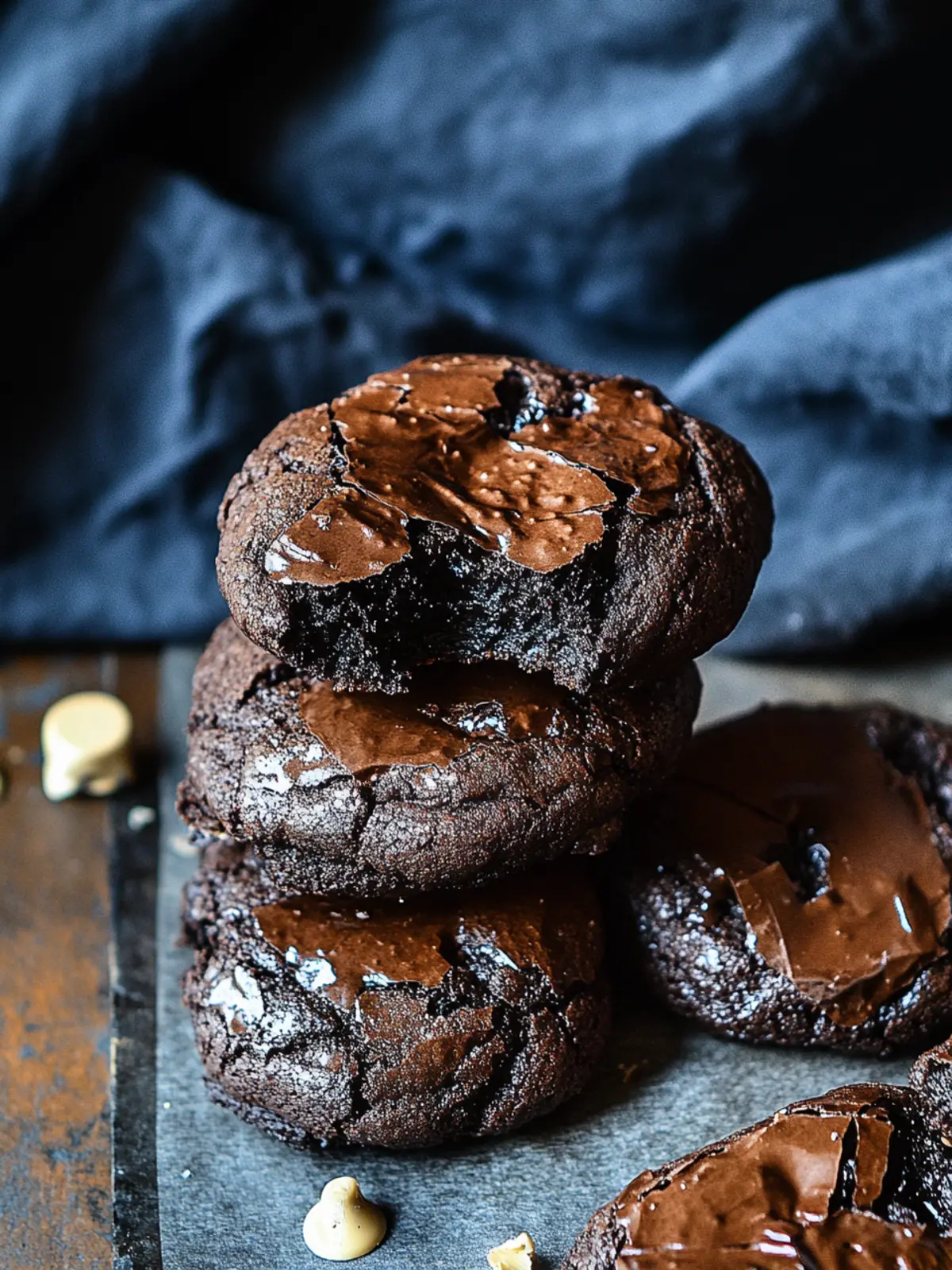 Flourless Dark Chocolate Brownie Cookies that Melt in Your Mouth 5 Flourless Dark Chocolate Brownie Cookies
