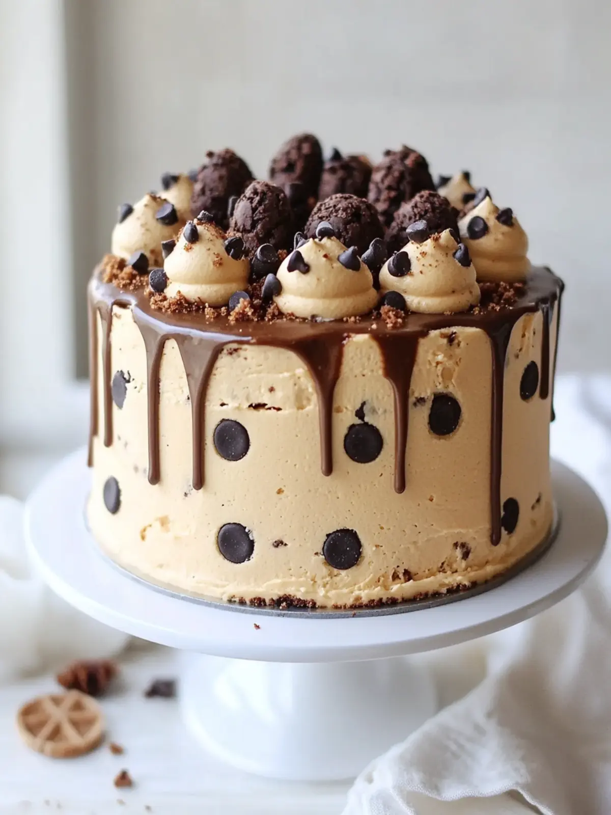 The Ultimate Gourmet Cookie Dough Cake Recipe You’ll Love 2 The Ultimate Gourmet Cookie Dough Cake Recipe You Must Try!