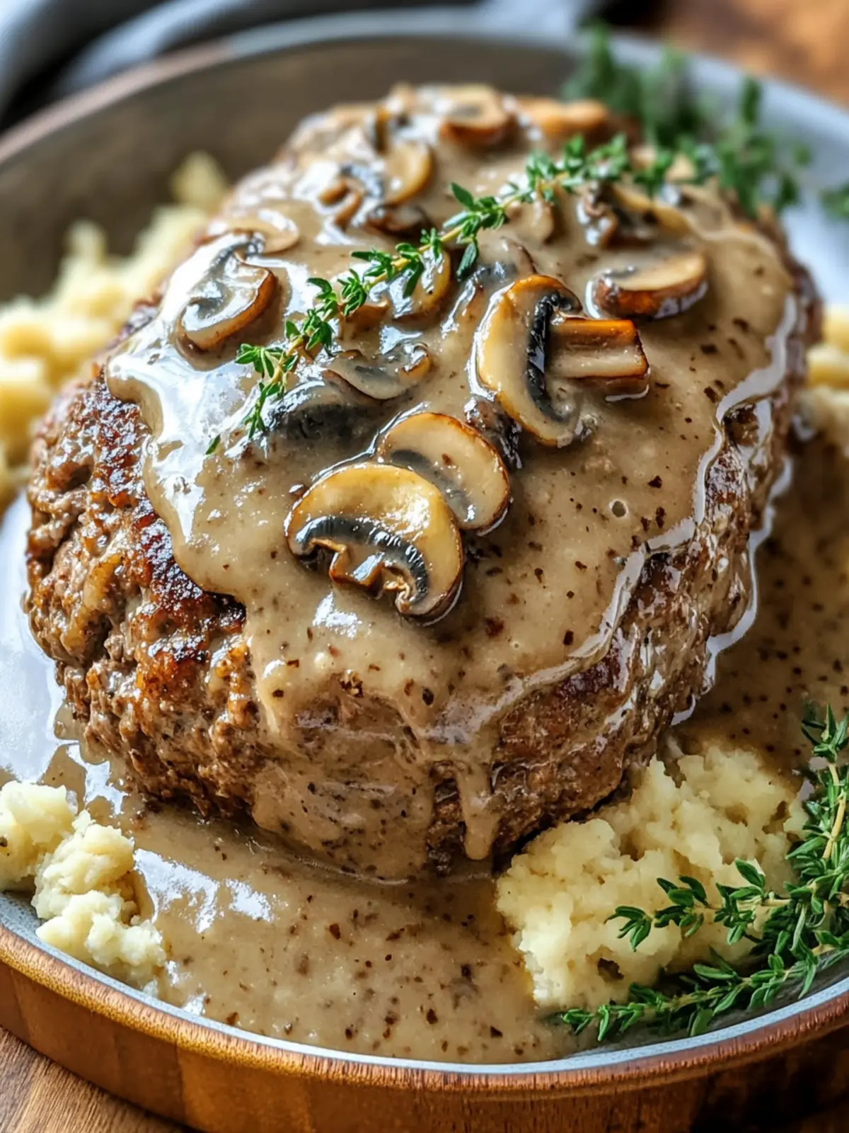 Heavenly Meatloaf with Mushroom Gravy for Cozy Nights 2 Meatloaf with Mushroom Gravy
